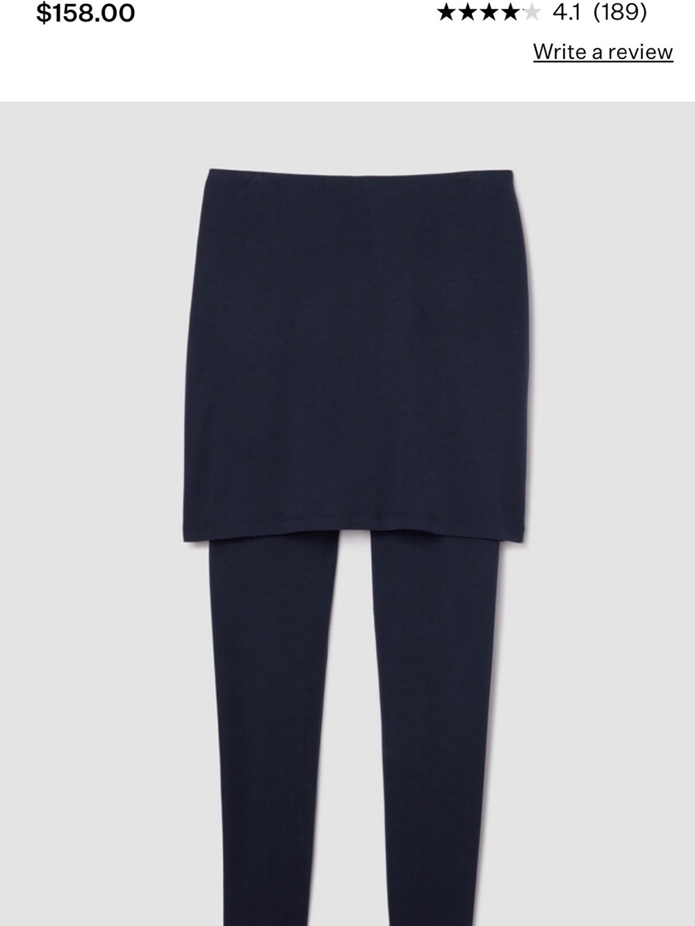 Eileen Fisher Black Skirt Leggings $158